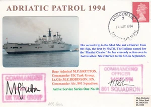 Ark Royal / UK Task Group cachés correo marítimo 1994 LIQUIDACIÓN (145134) Nº 24/75 - Imagen 1 de 2