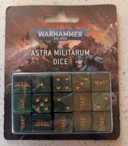 Games Workshop Warhammer 40k Astra Militarum Würfel brandneu in Verpackung neu versiegelt WH40K 2023 GW - Bild 1 von 6