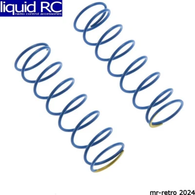 Muelle Axial Racing C1298 14x54 mm 4,33 lb/pulgada - amarillo (2 piezas) (muelles azules) Foto 1 de 2