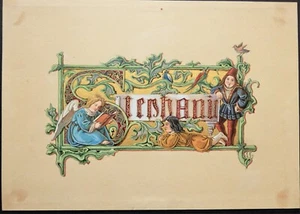 Dessin romantique. Ecole allemande 19è - Foto 1 di 5