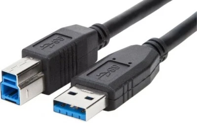 Genuine HP 1.8m USB 3.0 Type A to B Cable Black 917468-001 - Image 1 of 2