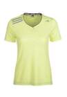 Adidas Climachill Womens Yellow Silver Short Sleeve T-Shirt Sports Tee [D85945]