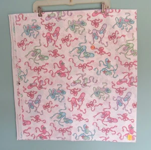 DAISY KINGDOM BALLET SLIPPERS ALLOVER #4341 WHITE COTTON FABRIC 1 1/3 YARDS - Picture 1 of 1