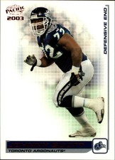 2003 Pacific CFL Red #95 Johnny Scott