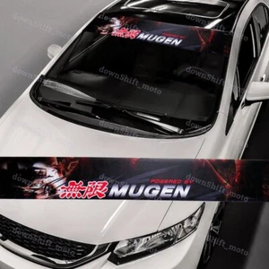For Windshield Non-fading Banner Decal Sticker HONDA Mugen Power Drift Racing - Picture 1 of 5
