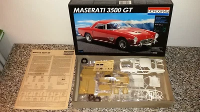 SET KIT BOX MASERATI 3500 GT MONOGRAM 1:25 NUOVO FONDO DI MAGAZZINO BLISTER 1991 - Immagine 1 di 4