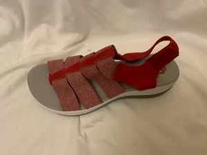 NEW Clarks Arla Shaylie Strappy Sport Sandal red 7M - Picture 1 of 8