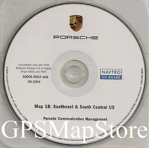 2003 2004 Porsche Cayenne Carrera 911 4S Boxster S Navigation CD Southeast Map - Picture 1 of 2