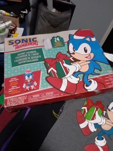 Sonic The Hedgehog Advent Calendar Exclusive Collectible Figures FREE TEE SHIRT - Picture 1 of 10