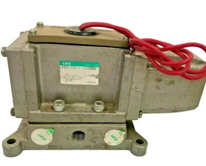 CKD FS2-02-4 AC200V 4-Way 5/2-Way 1/4" Single Solenoid Valve AC 200 0-1 Mpa - Picture 1 of 3
