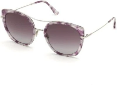 Gafas de sol TOM FORD Joey TF760 56T lila habana/borgoña degradada precio de venta sugerido por el fabricante $495.00 Foto 1 de 4