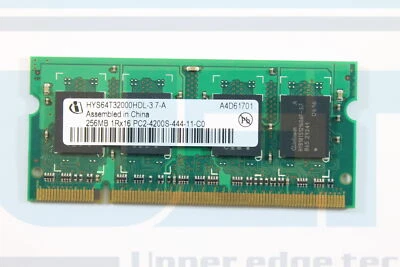 Laptop Name Brand Memory 256MB PC2-4200S DDR2 533MHz Samsung Hynix Nanya Elpida - Image 1 of 3