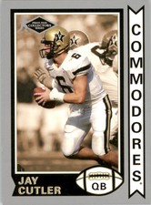 2006 Press Pass SE Old School #OS23 Jay Cutler Vanderbilt Commodores