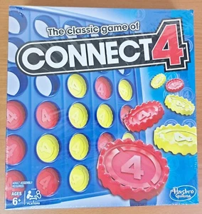 Connect 4 Four Game Hasbro 2020 New Sealed - Picture 1 of 4