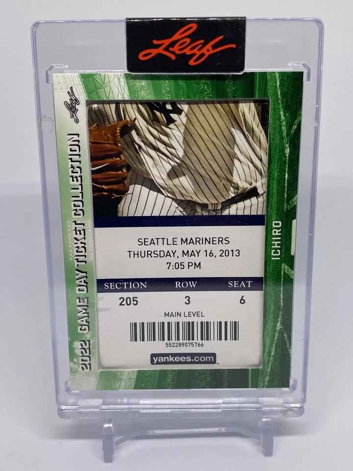 2022 Leaf Game Day Ticket ICHIRO New York Yankees STUB (B448) - Image 1 of 4