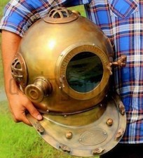 Diving Divers Helmet Antique Deep Sea Vintage Mark V 18" Anchor Engineering 1921