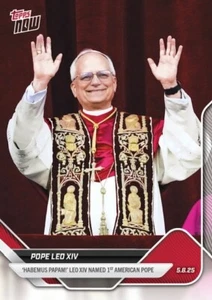 Tarjeta XIV 2025 TOPPS NOW HAMEBUS PAPAM LEO NOMBRADO EL PRIMER PAPA ESTADOUNIDENSE LEÓN - Imagen 1 de 1
