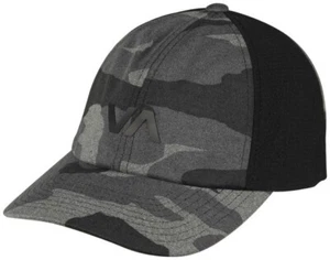 RVCA Men's Grey Camo Adjustable Strap Vent Cap Hat - Picture 1 of 3