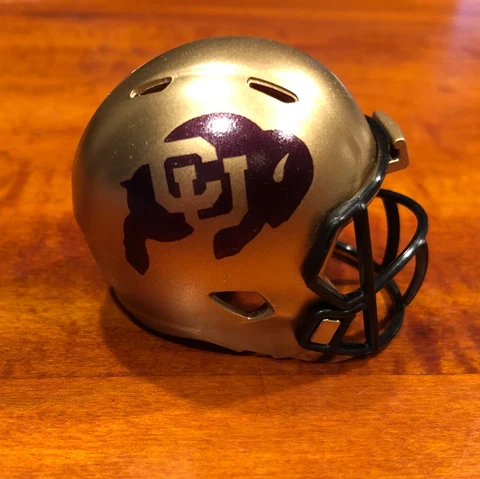 Colorado Buffaloes custom pocket pro helmet speed CU Buffs PAC-12 Cover