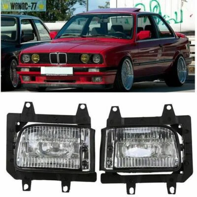 Luz antiniebla de conducción del parachoques delantero para BMW E30 318i 318is 325i 85-93 lente transparente Foto 1 de 4
