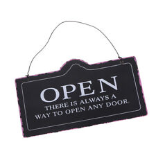  Hanging Open Sign Closed for Business Creative Decor Wooden