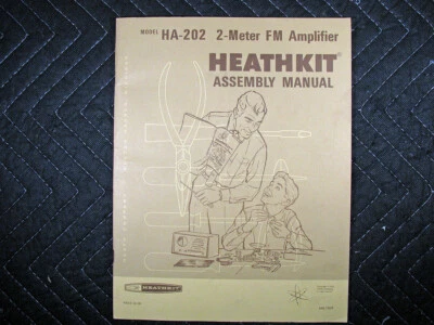 Original Heathkit Model HA-202 2-Meter FM Amplifier Manual - Image 1 of 4
