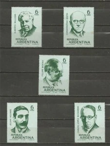 ARGENTINA -1969 Argentine Musicians - MUH SET - Picture 1 of 1