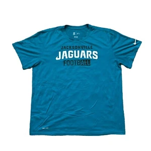 Nike NFL Team Apparel Jacksonville Jaguars Dri Fit Shirt Green Men’s Size XXL - Picture 1 of 7