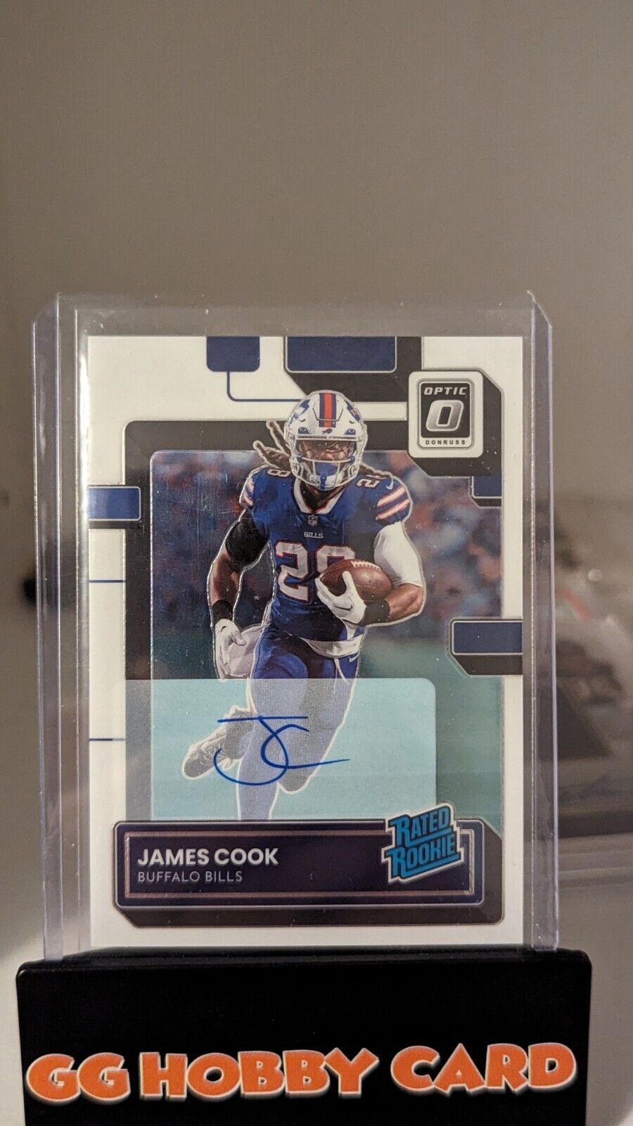 2022 Donruss Optic James Cook Rated Rookie Auto /150 Y1M