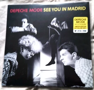 Depeche Mode Limited Edition Double Yellow Vinyl LP See You In Madrid - Picture 1 of 6