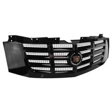 07-14 Cadillac Escalade Black Grille w/ Chrome Mesh 19156281 41U w/ Emblem OEM