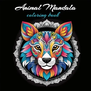 Animal Mandala: Colouring Book For Adults And Teens Cute Designs Drawing Book - Picture 1 of 6
