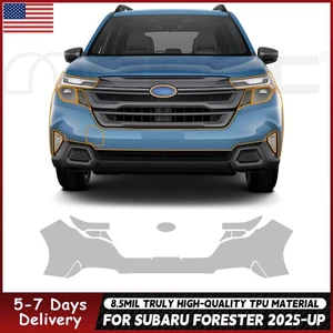 For Subaru Forester 2025-UP Front Bumper Precut Paint Protection Film Clear PPF - Picture 1 of 20