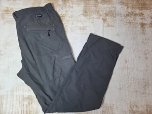 Pantalones Patagonia Para Hombres 40 Gris Senderismo Nylon Elástico Bolsillos con Cremallera Cintura Elástica - Imagen 1 de 21