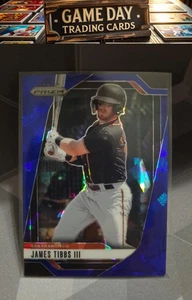 Panini Prizm #282 James Tibbs III 2025 azul hielo agrietado gigantes de San Francisco - Imagen 1 de 2