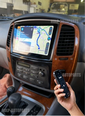 Radio de coche Android 15 BT para Toyota Land Cruiser Lexus LX470 2002-2007 Carplay FM Foto 1 de 4