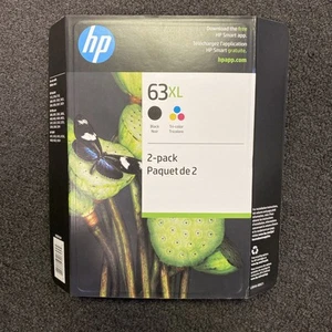 HP 63XL Black/Tri-color Original Ink Cartridges 2 Pack - Picture 1 of 2