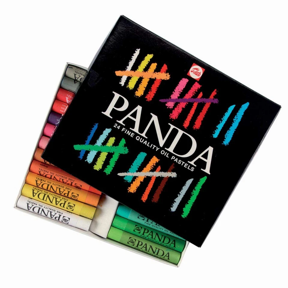 Royal Talens Panda Oil Pastels - Set of 24, Assorted Colors - Image 1 of 1