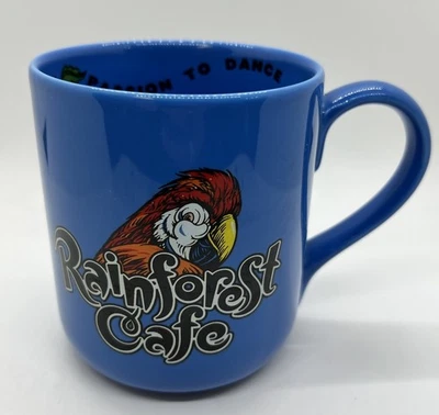 Taza de café Rainforest Café Parrot Rio azul taza grande 18 oz Foto 1 de 4