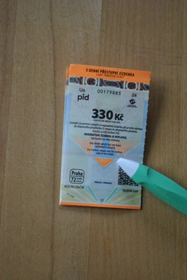 B 3-Tage-Ticket für Prag Touristenfahrschein Prager Verkehrsbetriebe transfer - Bild 1 von 2