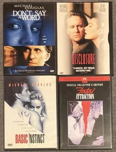 Don’t Say a Word/Basic Instinct/Fatal Attraction/Disclosure DVD Michael Douglas - Picture 1 of 3