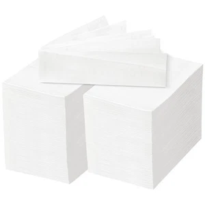 200 Pack Disposable Paper Napkins, 3-Ply White Dinner Napkins, Soft Bathroom ... - Picture 1 of 7