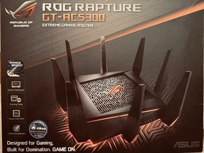 Router inalámbrico de CA de 8 puertos ASUS Rapture 5334 Mbps (GT-AC5300) Foto 1 de 4