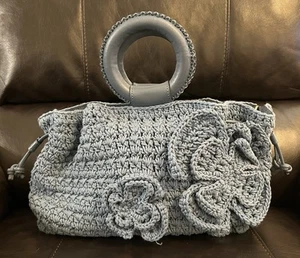 Patricia Nash Carlina Butterfly Crochet Satchel w/ Crossbody - Picture 1 of 9