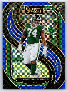 2024 Panini Select Olumuyiwa Fashanu #192 SN,RC Blue Prizm New York Jets - Imagen 1 de 2