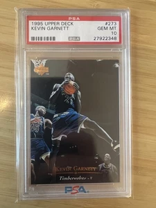 1995 Upper Deck Kevin Garnett Rookie #273 PSA 10 Pop 49 Timberwolves HOF - Bild 1 von 2