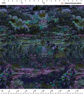 Minerva Exklusiver Samtstoff - POD - Shrouded Serenity - pro Meter - Bild 1 von 1