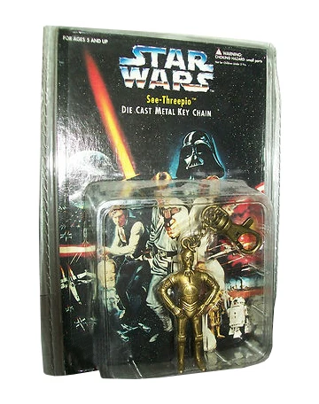 Kenner Star Wars Die Cast Luke Skywalker Keychain Action Figure