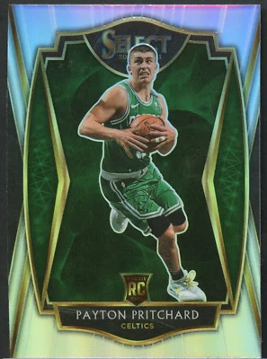 Payton Pritchard 2020-21 Panini Select Premier Level Silver Prizm Rookie RC #196 - Image 1 of 2