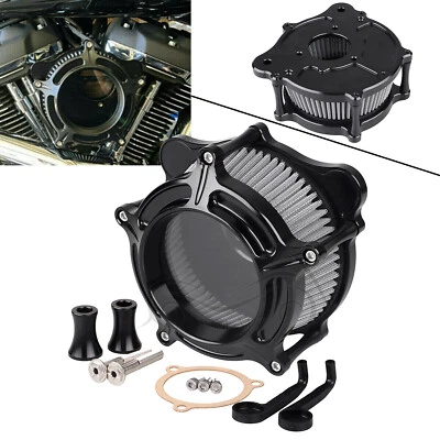 Filtro de entrada de purificador de ar para Harley Road King Electra Street Glide FLHXS FLTRXS - Imagem 1 de 4